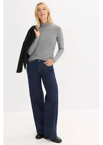 Longsleeve, Kleur: grijs gemêleerd