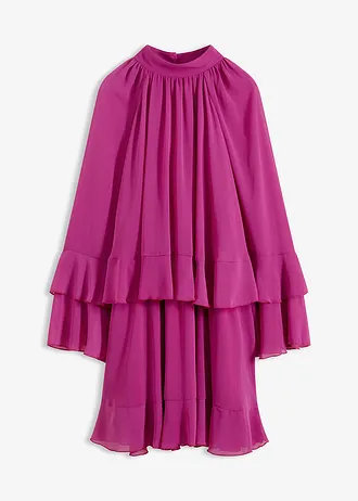 Robe en mousseline à volants