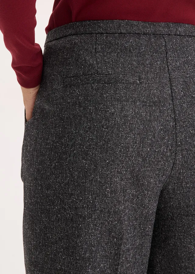 Marlene Dietrich broek in een zachte viscosemix • grijs gemêleerd • product-page.page-title-suffix