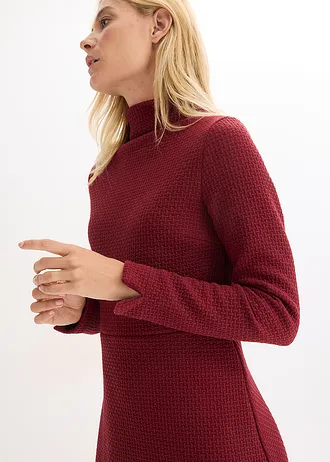 Rochie midi evazată • roșu rubiniu • magazin bonprix