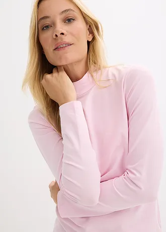 T-shirt manches longues ajusté • rose cristal • Boutique bonprix