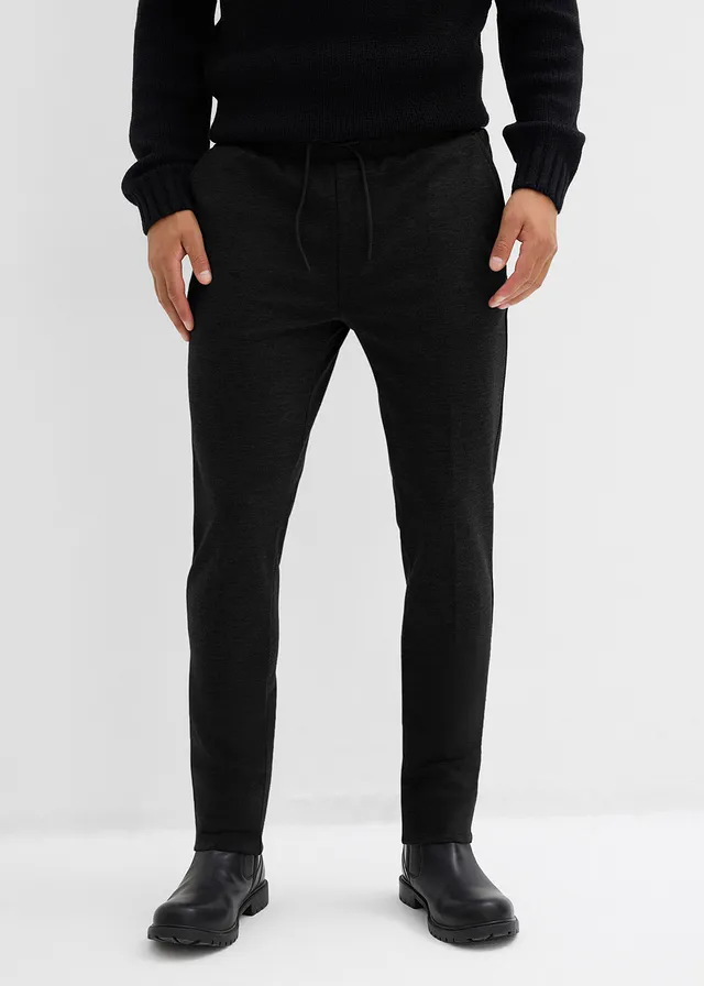 Pantalon slim, élastiqué et élégant • noir • product-page.page-title-suffix