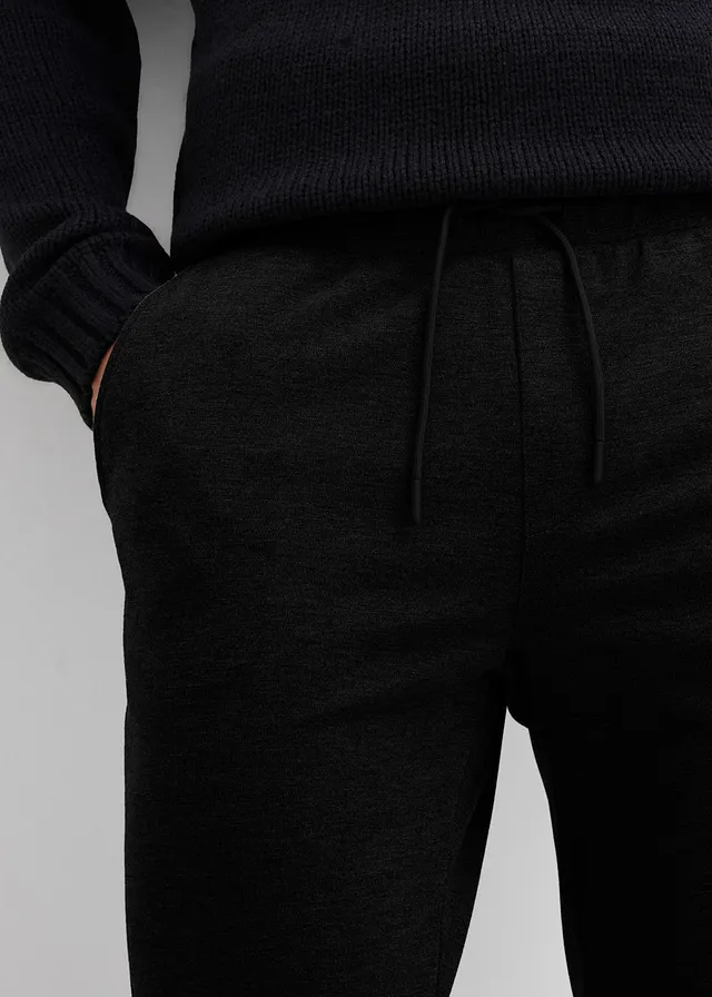 Pantalon slim, élastiqué et élégant • noir • product-page.page-title-suffix