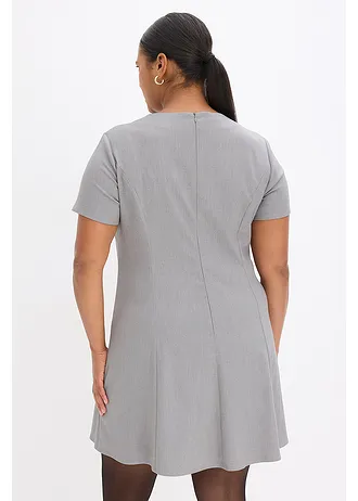 Mini šaty, barva: šedá melír
