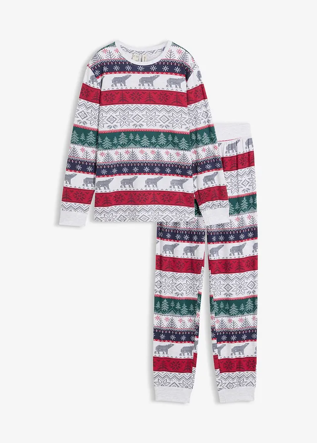 Pijama cu bumbac organic moale (set/ 2 piese)