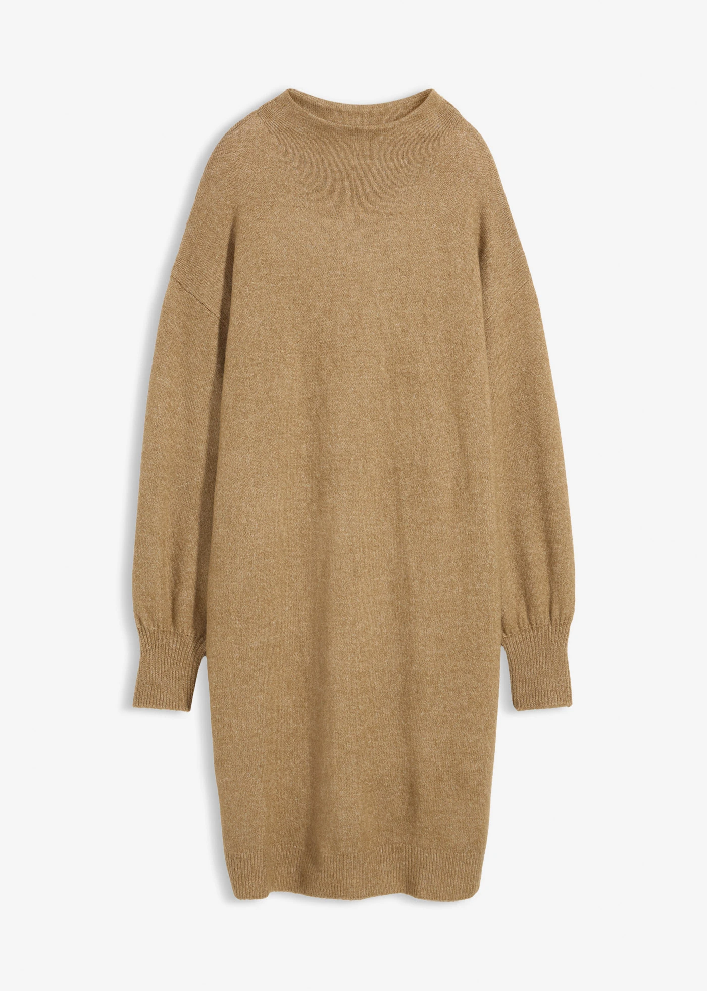 Robe en maille chinée • kaki clair • Boutique bonprix