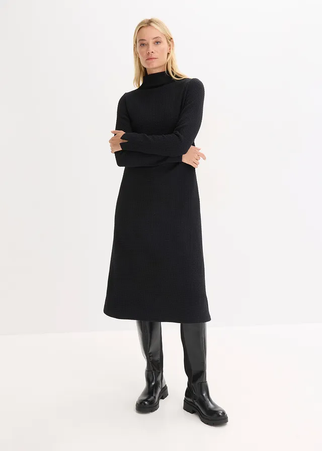 Robe midi évasée • noir • product-page.page-title-suffix