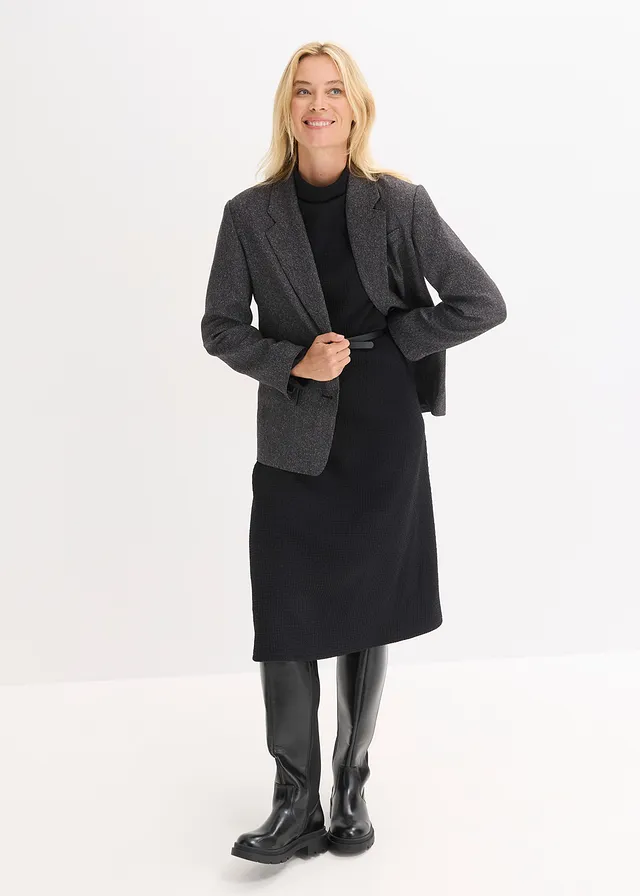 Robe midi évasée • noir • product-page.page-title-suffix