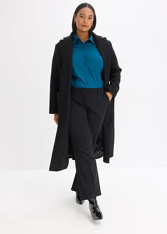 Overhemdblouse, Kleur: blauwpetrol