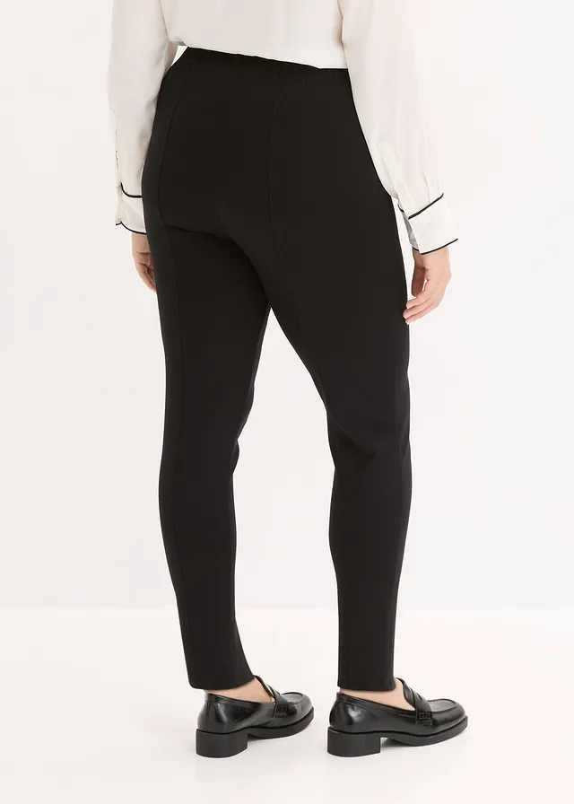 Legging van comfortabel Punto di Roma, Kleur: zwart