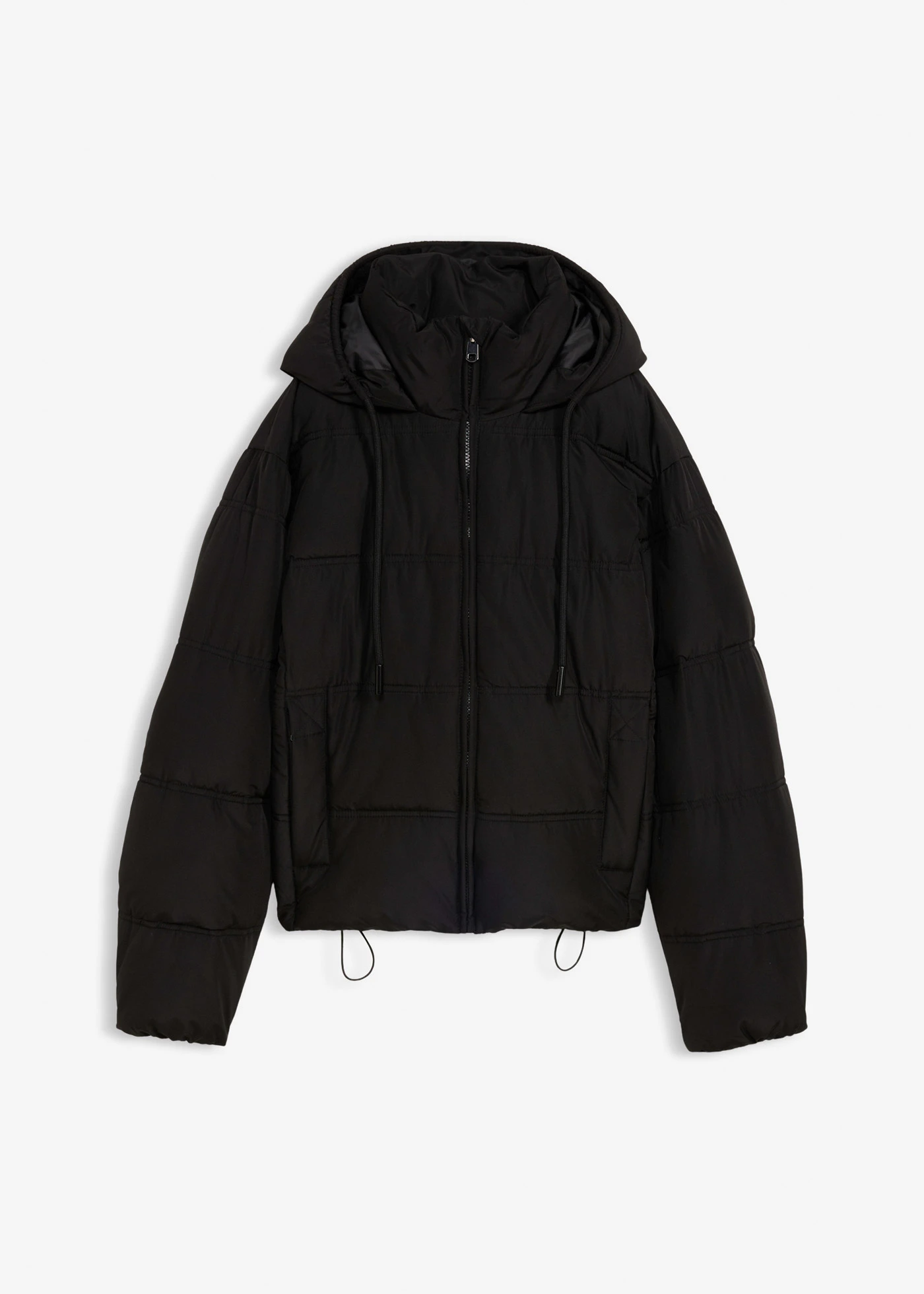 Prešívaná bunda, krátka • čierna • obchod bonprix