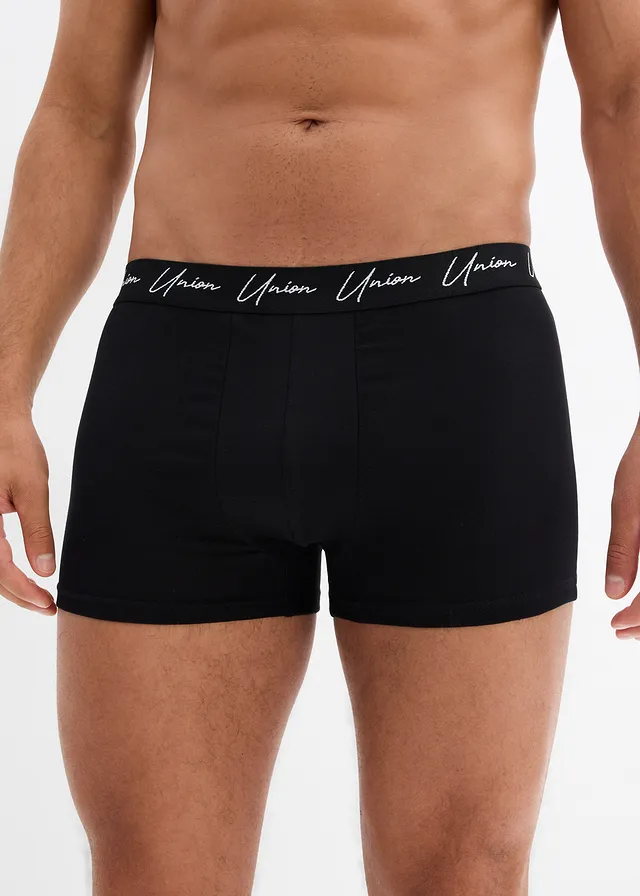 Boxershorts, strak, met zacht katoen (10 stuks), Kleur: zwart