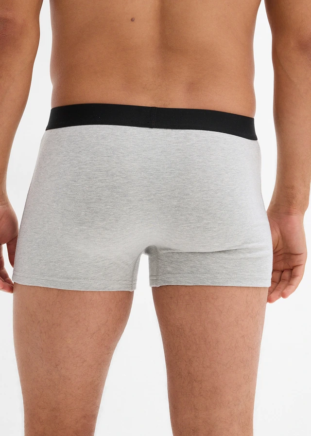 Strakke boxer met katoen (set van 7), Kleur: lichtgrijs gemêleerd