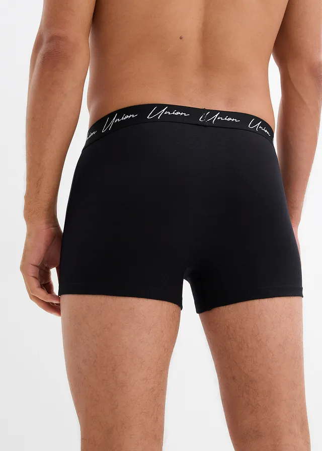 Boxershorts, strak, met zacht katoen (10 stuks), Kleur: zwart