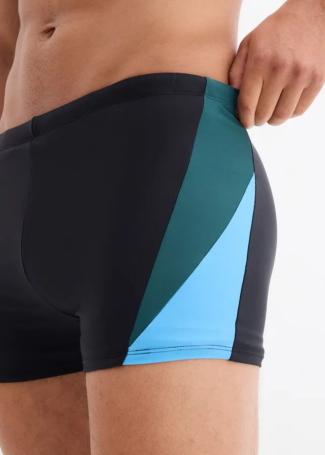 Boxer de bain séchage rapide • noir-bleu-vert pétrole • product-page.page-title-suffix
