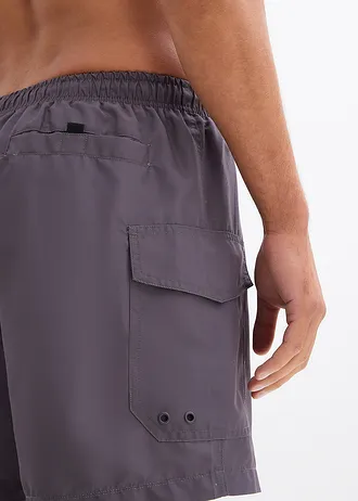 Short de bain avec poche cargo • gris ardoise • Boutique bonprix