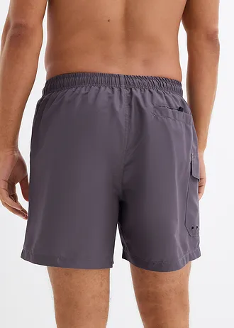 Short de bain avec poche cargo, Couleur: gris ardoise