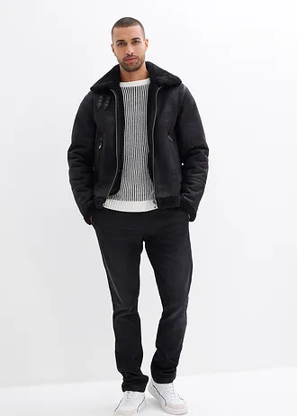 Džínsové tepláky Slim Fit Straight • čierna denim • obchod bonprix