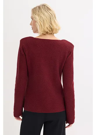 Pletený blejzr • rubínově červená • bonprix obchod