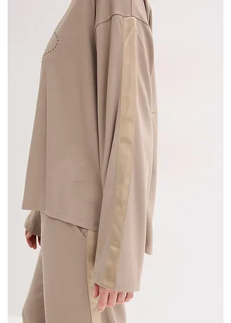 Póló kényelmes Punto di Roma anyagból • szürkésbarna/mintás • bonprix áruház