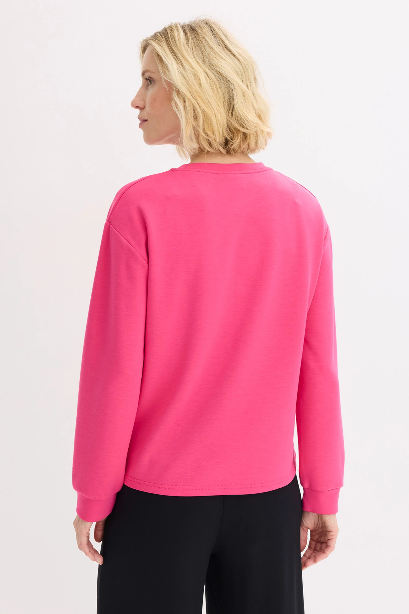Sweat-shirt avec application • fuchsia • Boutique bonprix