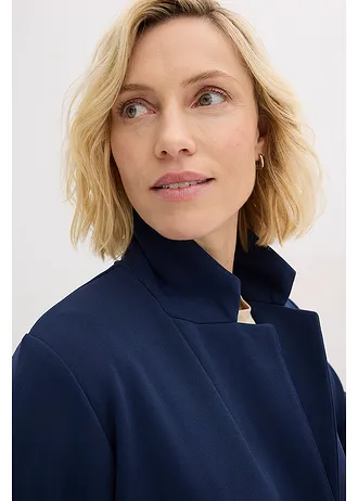 Sacou din jerse creponat • bleumarin • magazin bonprix