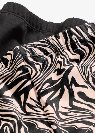 Damesboxershorts van glad microvezel (set van 4) • zwart zebraprint • bonprix online shop