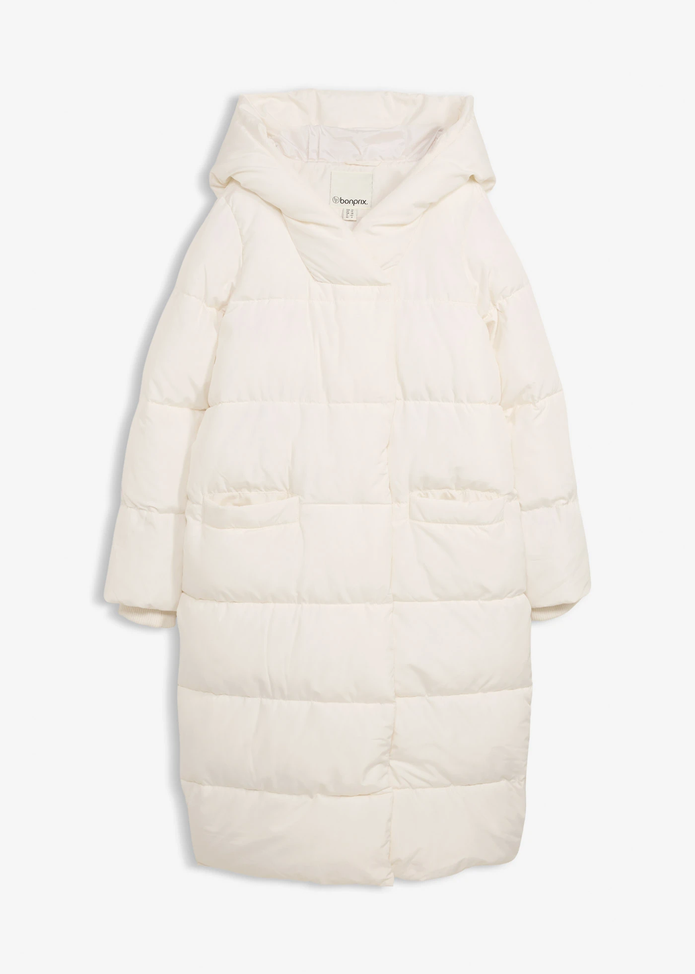 Doudoune longue et oversize • blanc nacré • Boutique bonprix