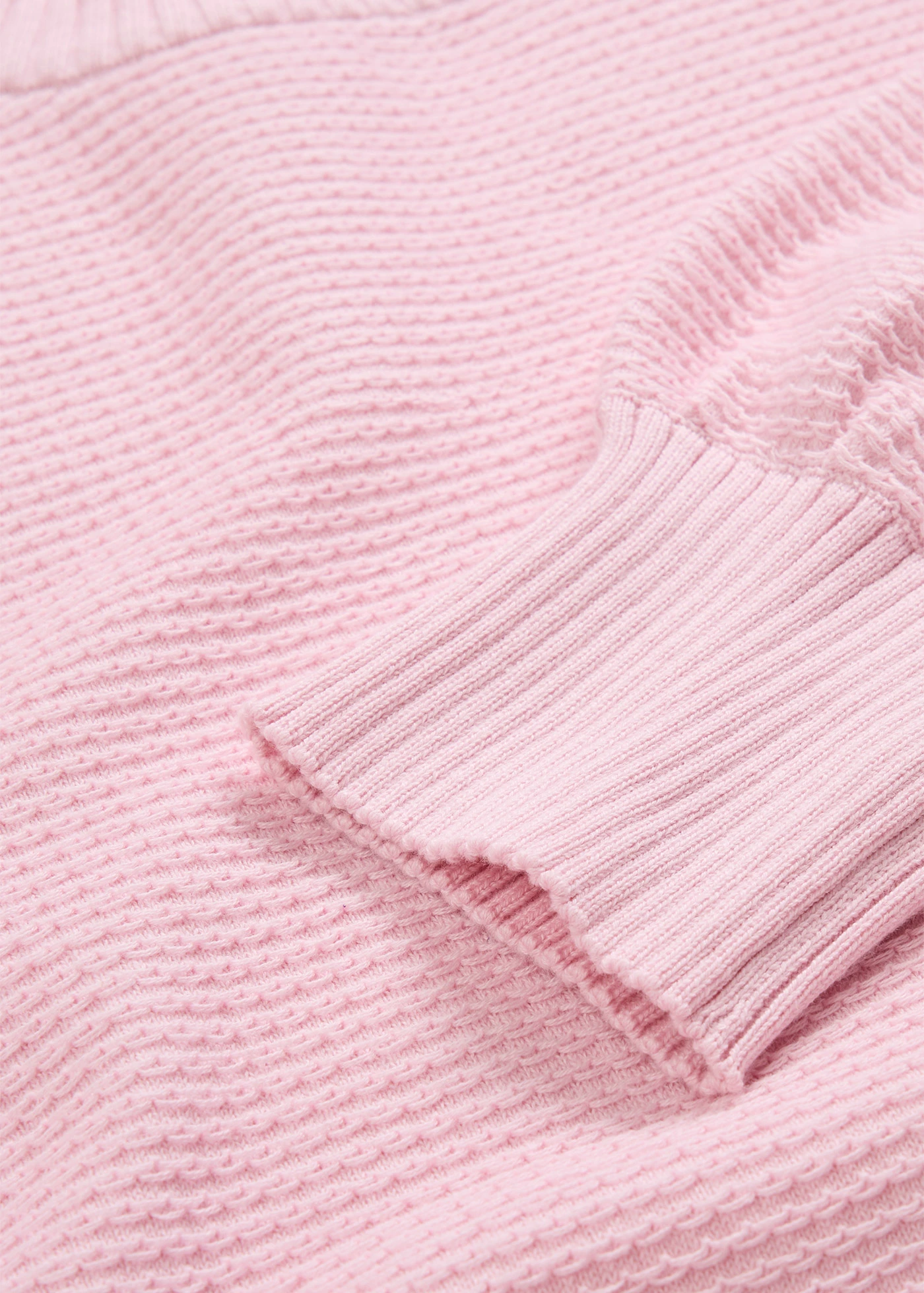 Pulóver s bavlnou • krištáľovo ružová • obchod bonprix