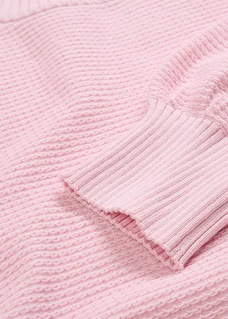 Svetr s bavlnou • křišťálově růžová • bonprix obchod