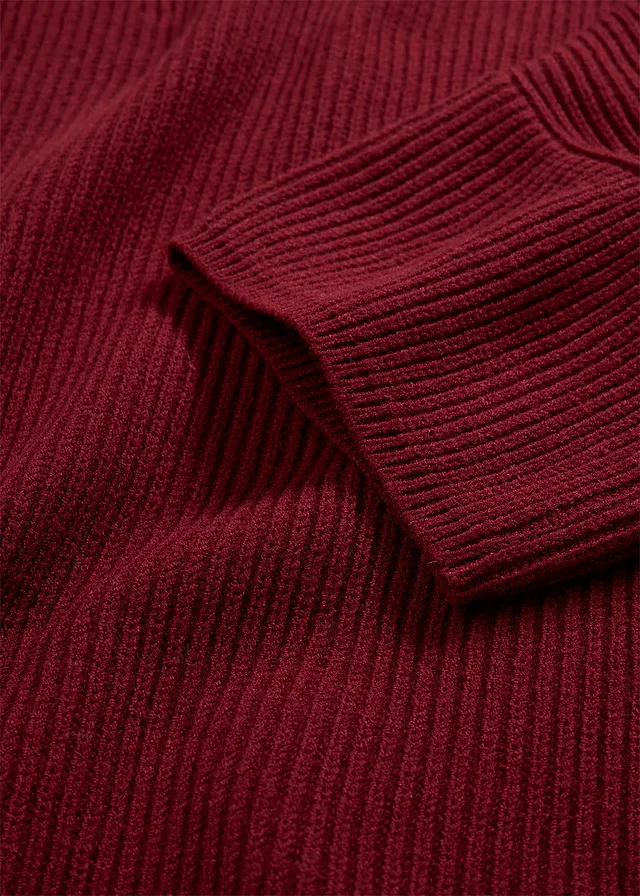 Pull boxy et doux • rouge rubis • product-page.page-title-suffix