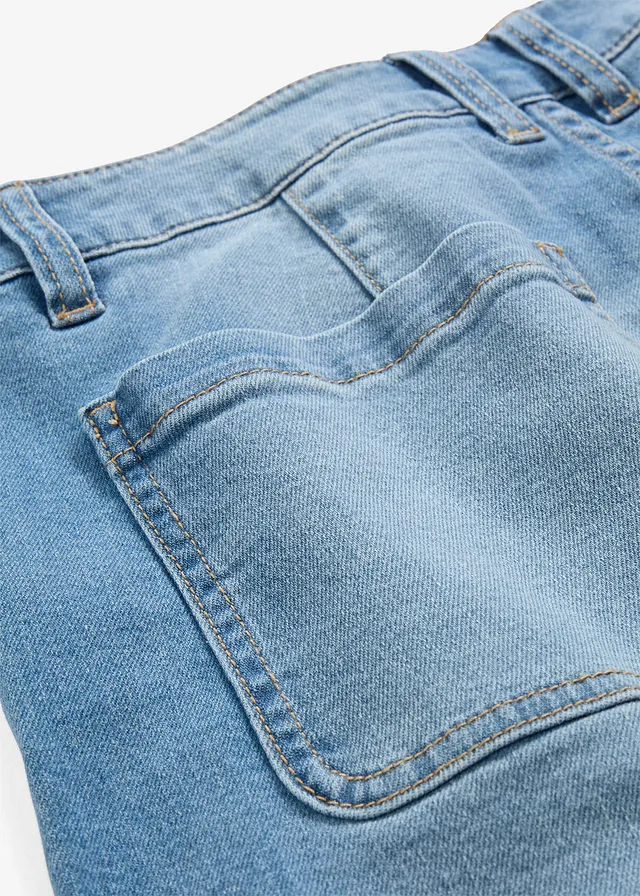 Barrel jeans mid waist • middelblauw denim used • product-page.page-title-suffix
