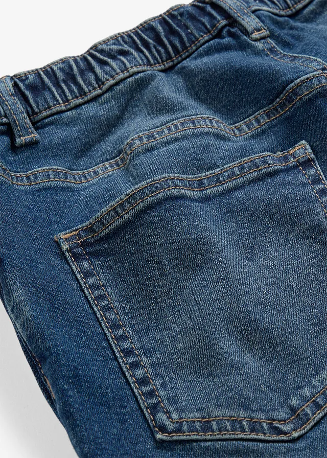 Loose fit straight jeans, high waist • donkerblauw denim used • product-page.page-title-suffix