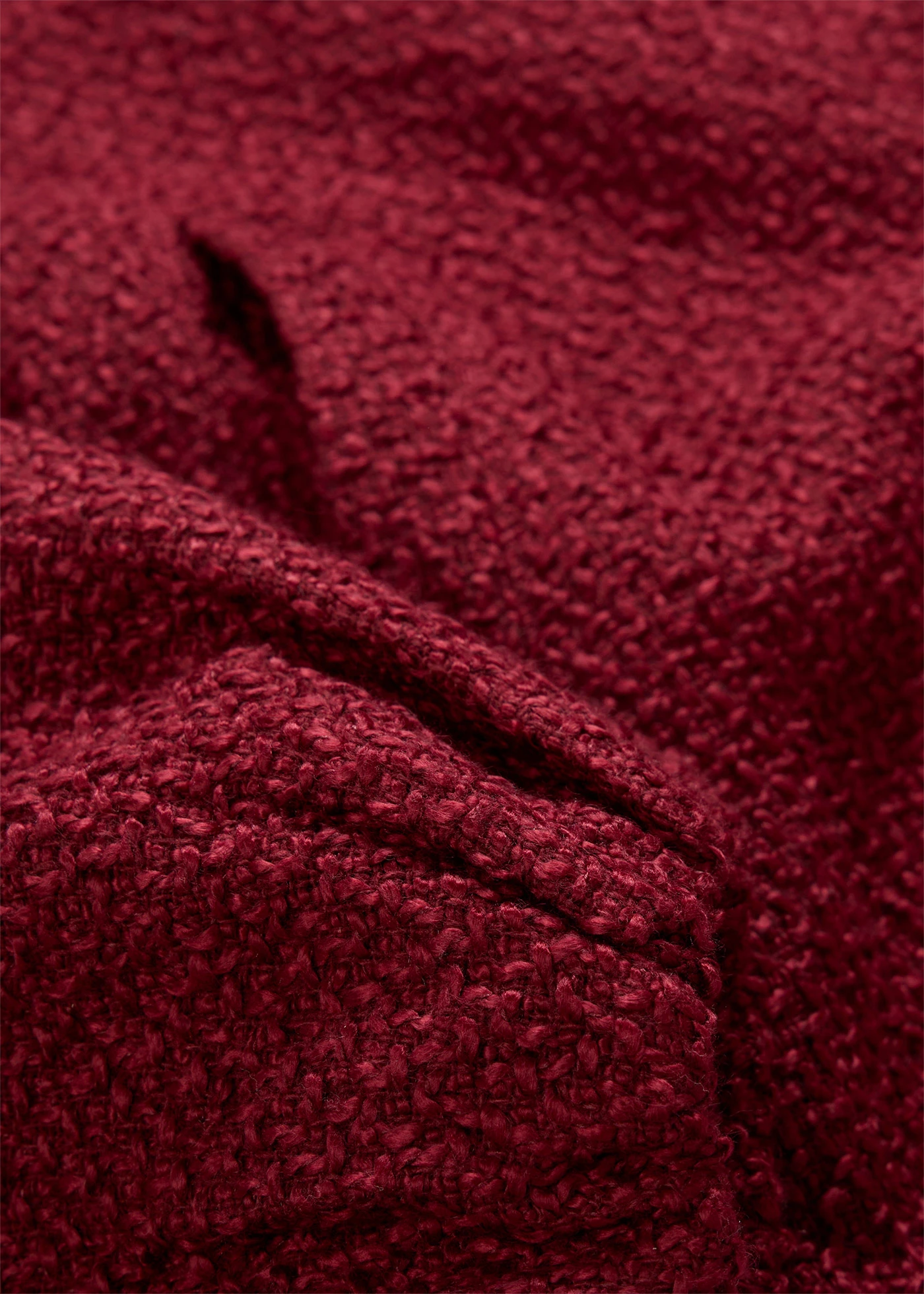 Blouson doux en maille bouclette • rouge rubis • Boutique bonprix