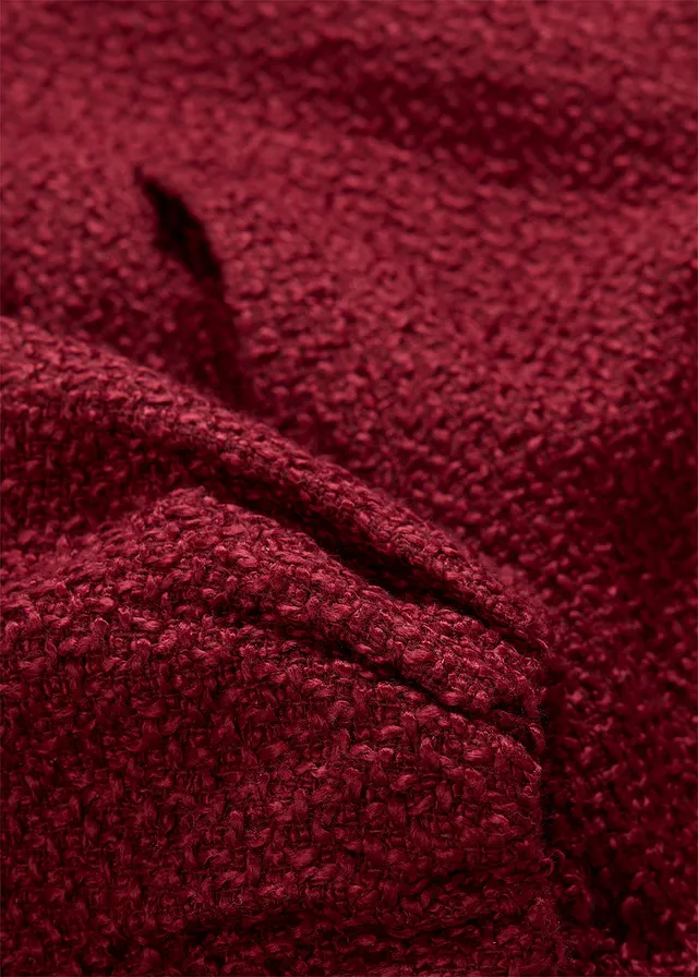 Blouson doux en maille bouclette • rouge rubis • product-page.page-title-suffix