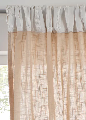 Rideau 100% coton (1 pce) • taupe • Boutique bonprix