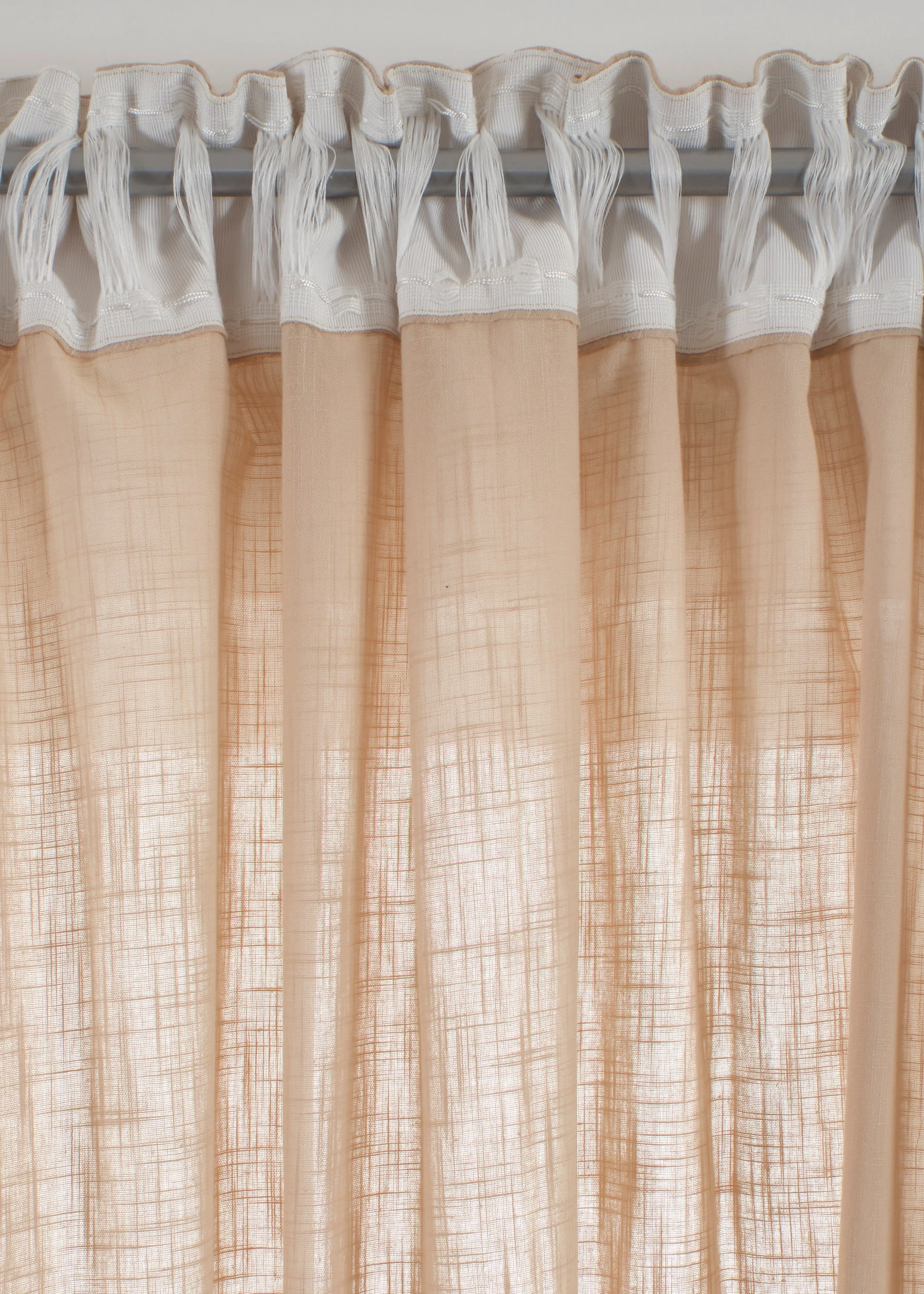 Rideau en coton (1 pce) • taupe • Boutique bonprix