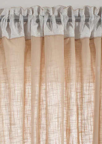 Rideau 100% coton (1 pce) • taupe • Boutique bonprix