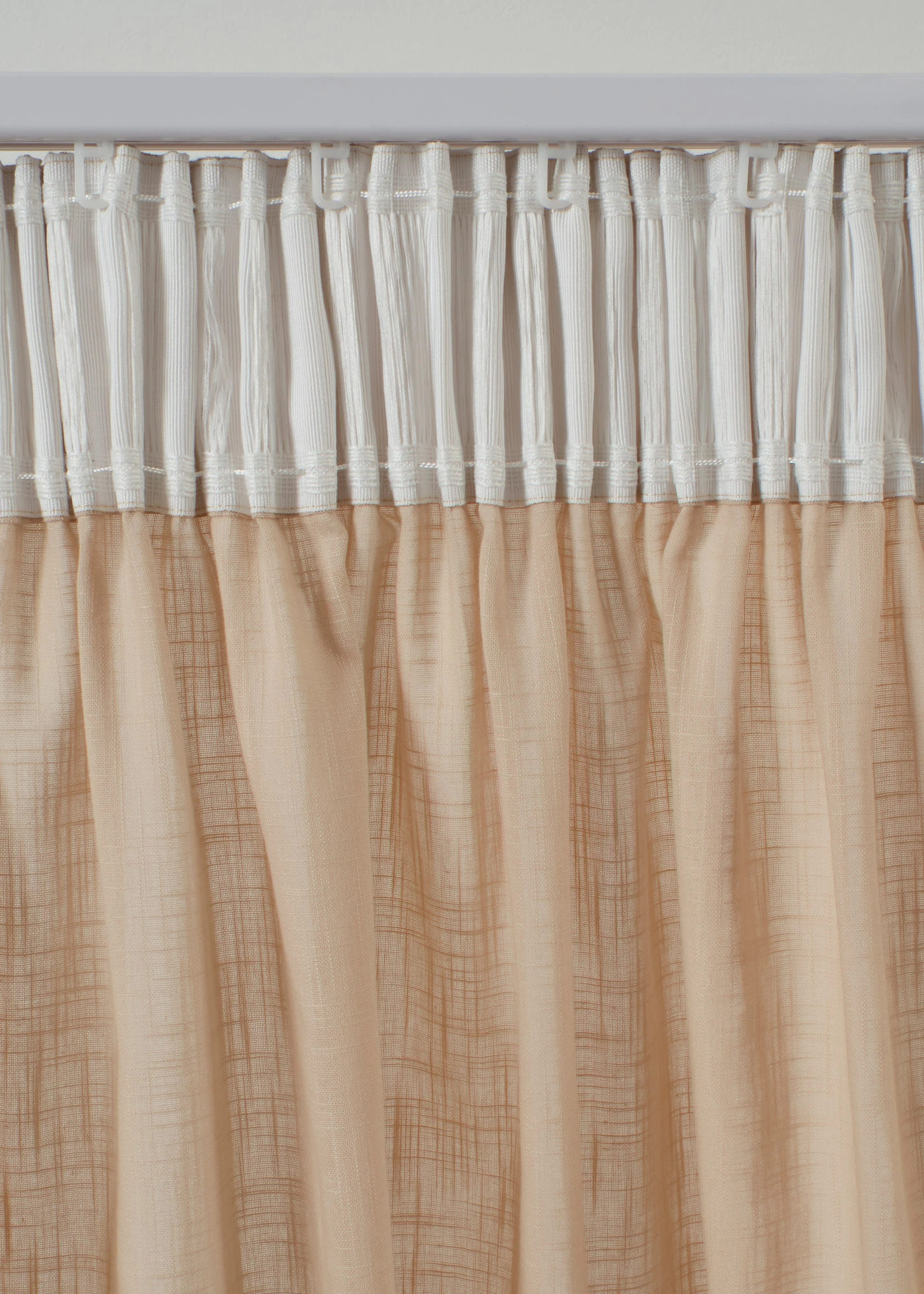 Rideau en coton (1 pce) • taupe • Boutique bonprix