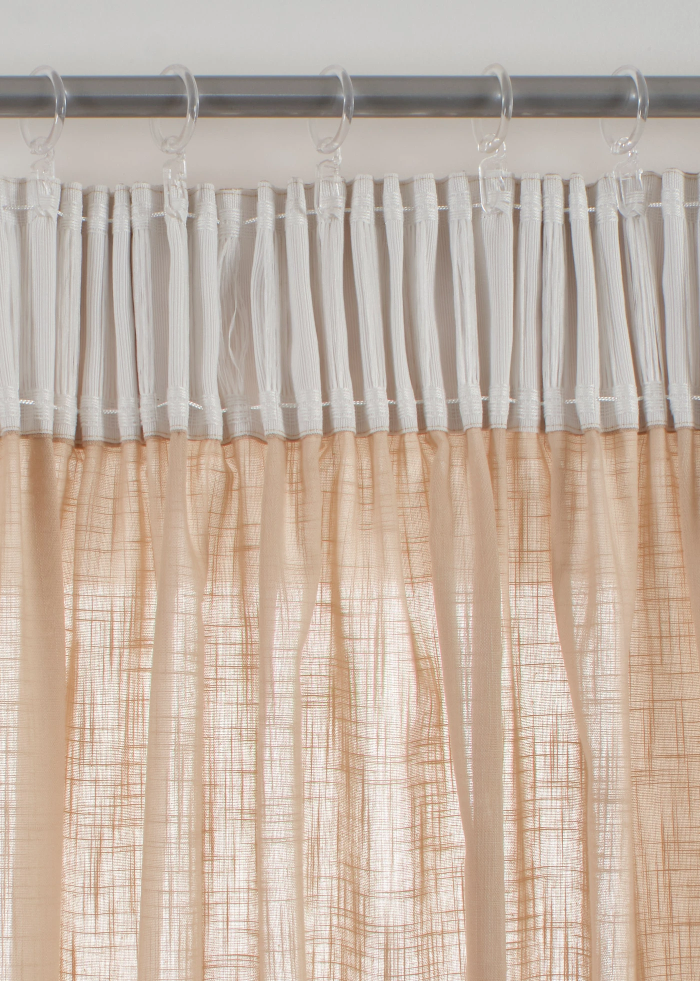 Rideau en coton (1 pce) • taupe • Boutique bonprix