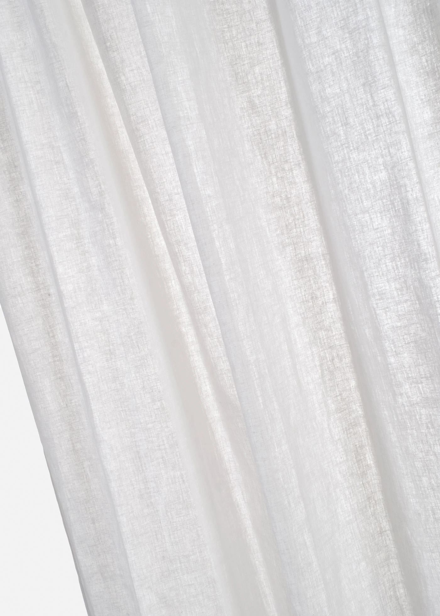 Rideau en lin et coton (1 pce) • blanc • Boutique bonprix