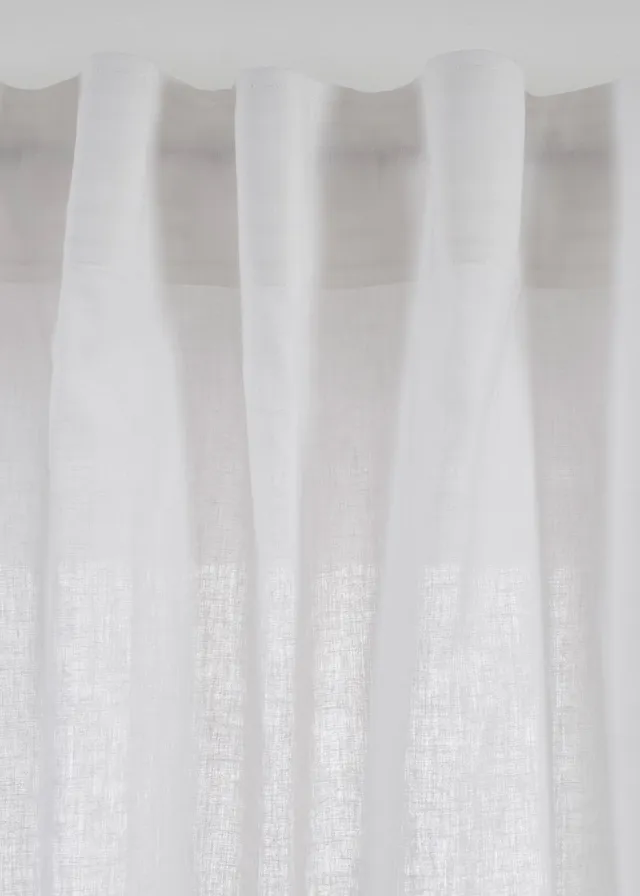 Rideau en lin et coton (1 pce) • blanc • product-page.page-title-suffix