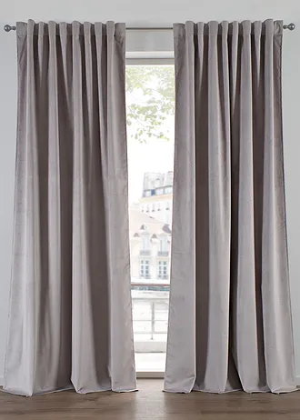 Draperie opacă termoizolantă cu suprafață catifelată (1 buc.)