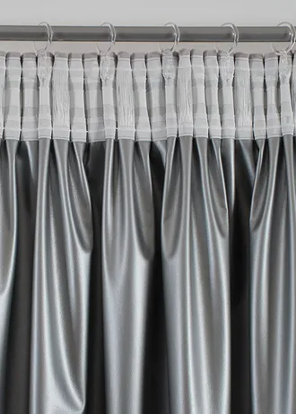 Rideau occultant et thermique au toucher velouté (1 pce) • gris clair • Boutique bonprix