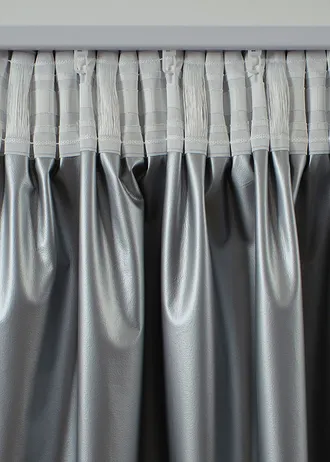 Rideau occultant et thermique au toucher velouté (1 pce) • gris clair • Boutique bonprix