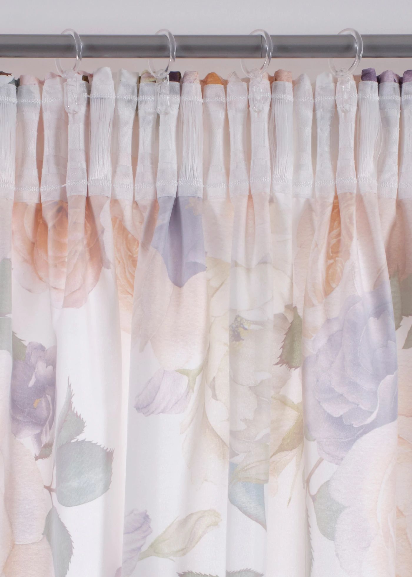 Draperie (set/2 buc.) • crem/portocaliu înflorat • magazin bonprix