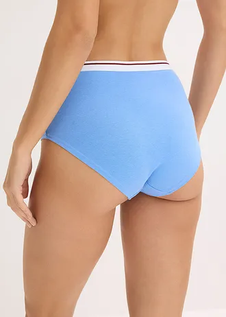 Chilot panty maxi (set/4 buc.) • negru + albastru + roșu + bleumarin • magazin bonprix