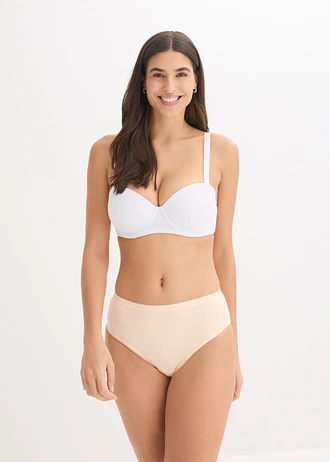 Chilot maxi (set/4 perechi) • gri-granit+bej perlat+albastru marin • magazin bonprix