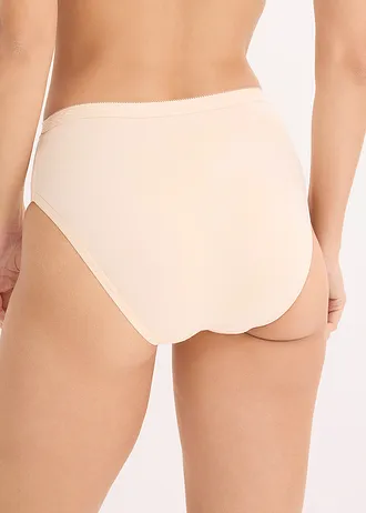 Lot de 4 slips maxi • gris granit + beige nacré + bleu marine • Boutique bonprix