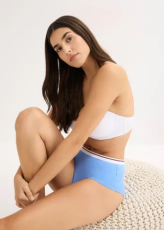 Lot de 4 culottes Maxi • noir + bleu + rouge + bleu foncé • Boutique bonprix